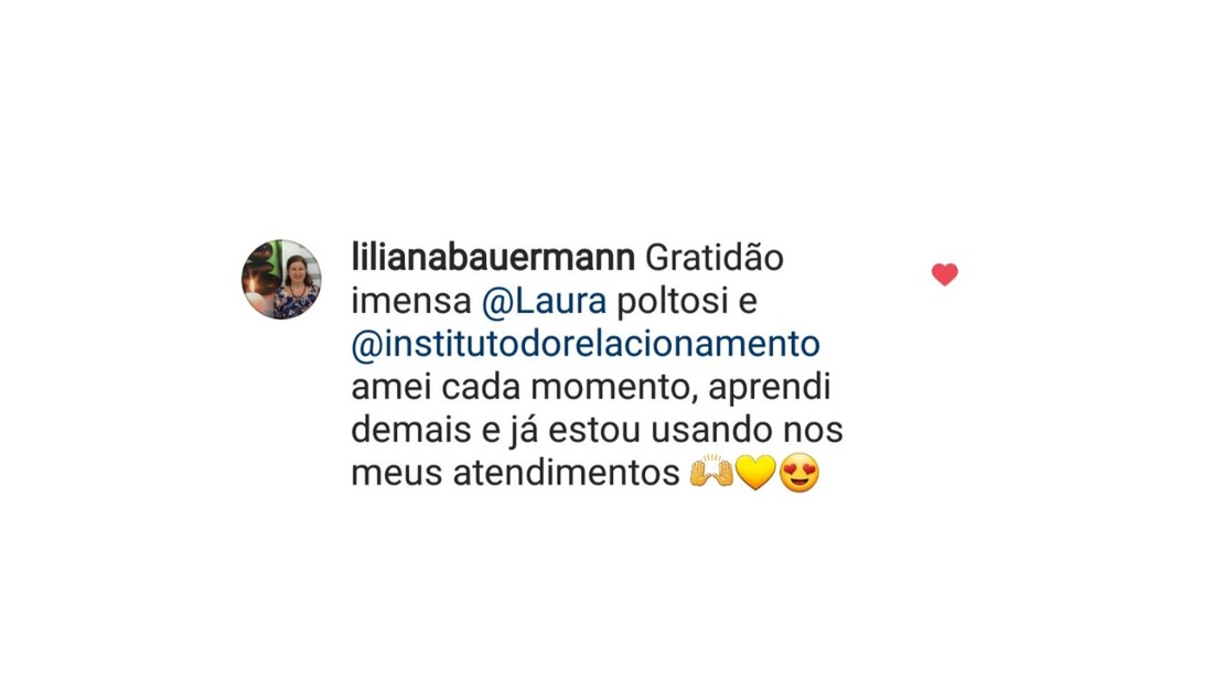 Depoimento: aprendi demais e já estou usando nos meus atendimentos.